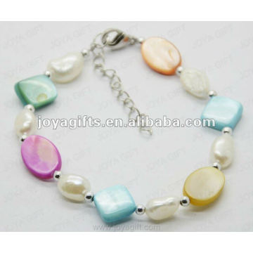 2012 Fashion Joya Pearl Shell perlé Bracelet